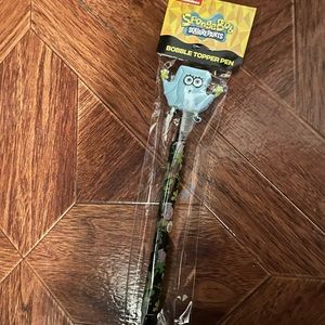 Nickelodeon Collectible Pen w/ Bobble Topper - SpongeBob Squarepants - New